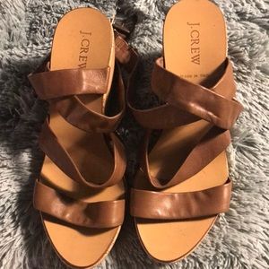 Jcrew wedge sandals